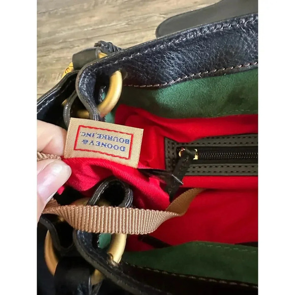 Dooney & Bourke Florentine Leather Satchel Handbag - Picture 7 of 15